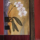 Don Li-Leger Orchid Lines I painting